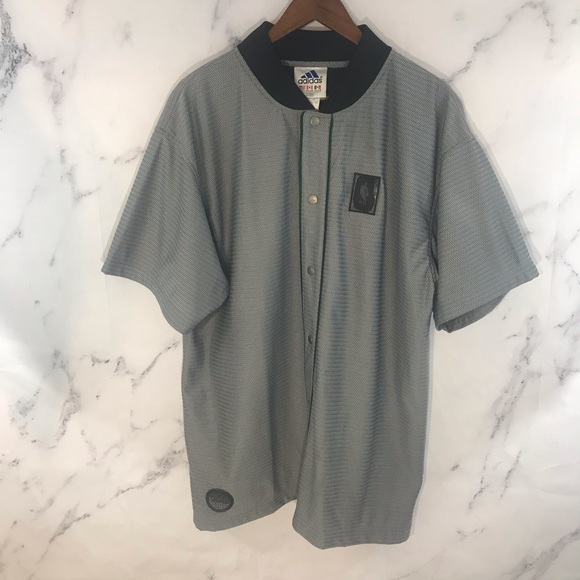 adidas Other - Addias Seattle Sonics Button Up Jersey